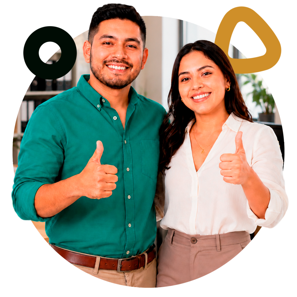 pareja de jovenes emprendedoresb